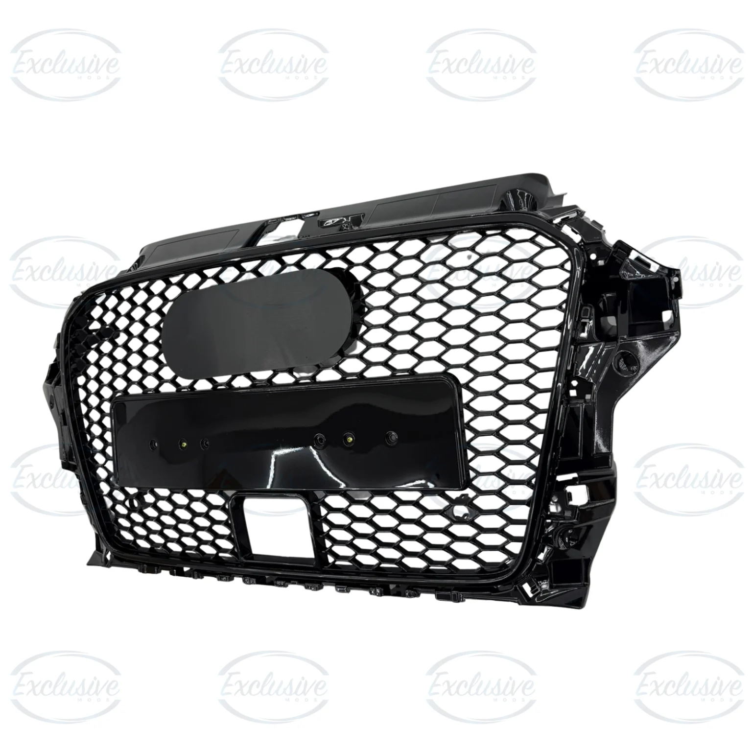Audi A3 and S3 8V gloss black honeycomb ACC mesh grille