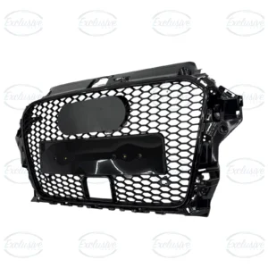 Audi A3 and S3 8V gloss black honeycomb ACC mesh grille