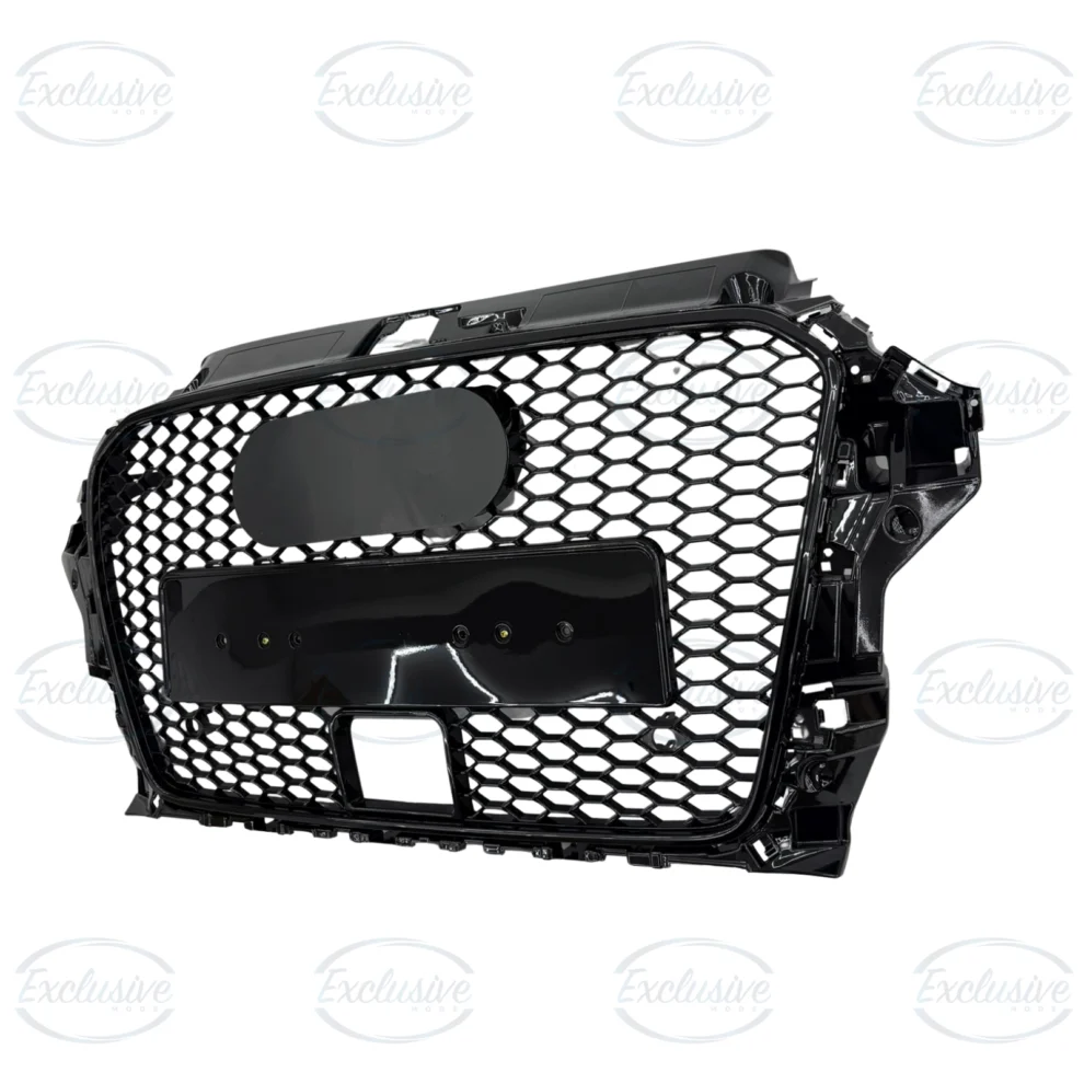 Audi A3 and S3 8V gloss black honeycomb ACC mesh grille