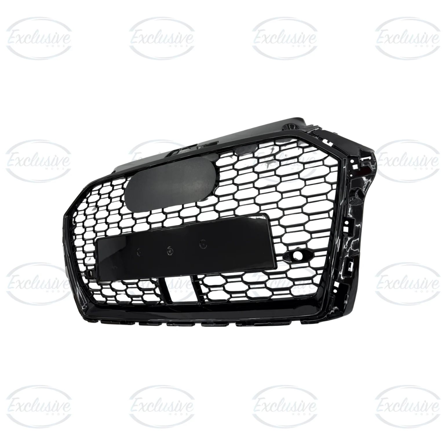 Audi A3 and S3 8V gloss black honeycomb grille with ACC hole