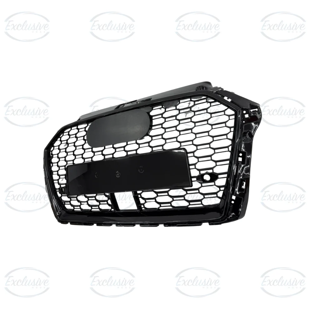 Audi A3 and S3 8V gloss black honeycomb grille with ACC hole