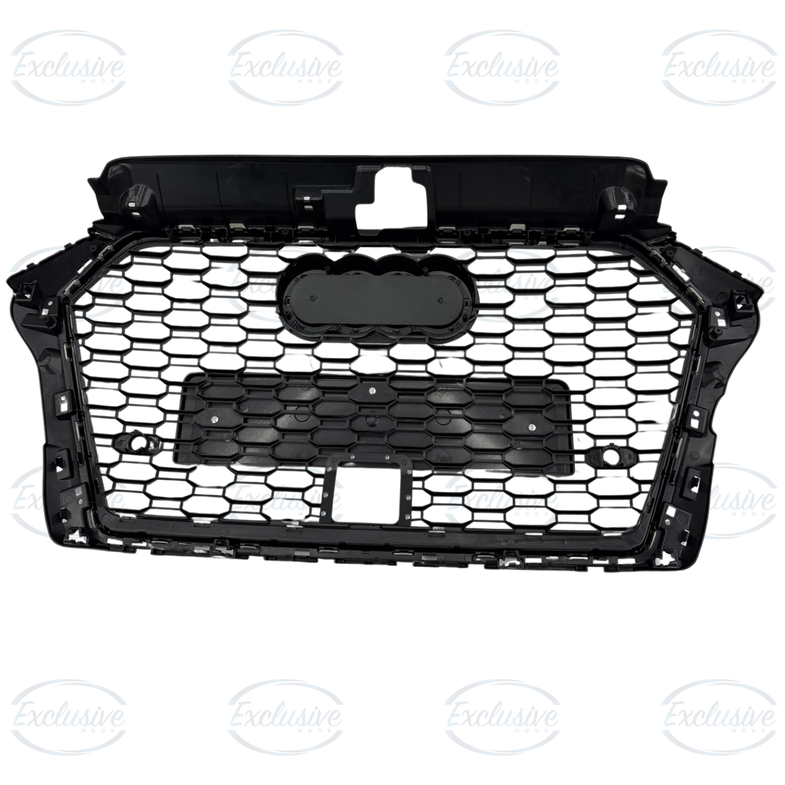 Audi A3/S3 8V (2017-2020) ÔÇö Gloss Black Honeycomb Grille with ACC Hole - Image 5