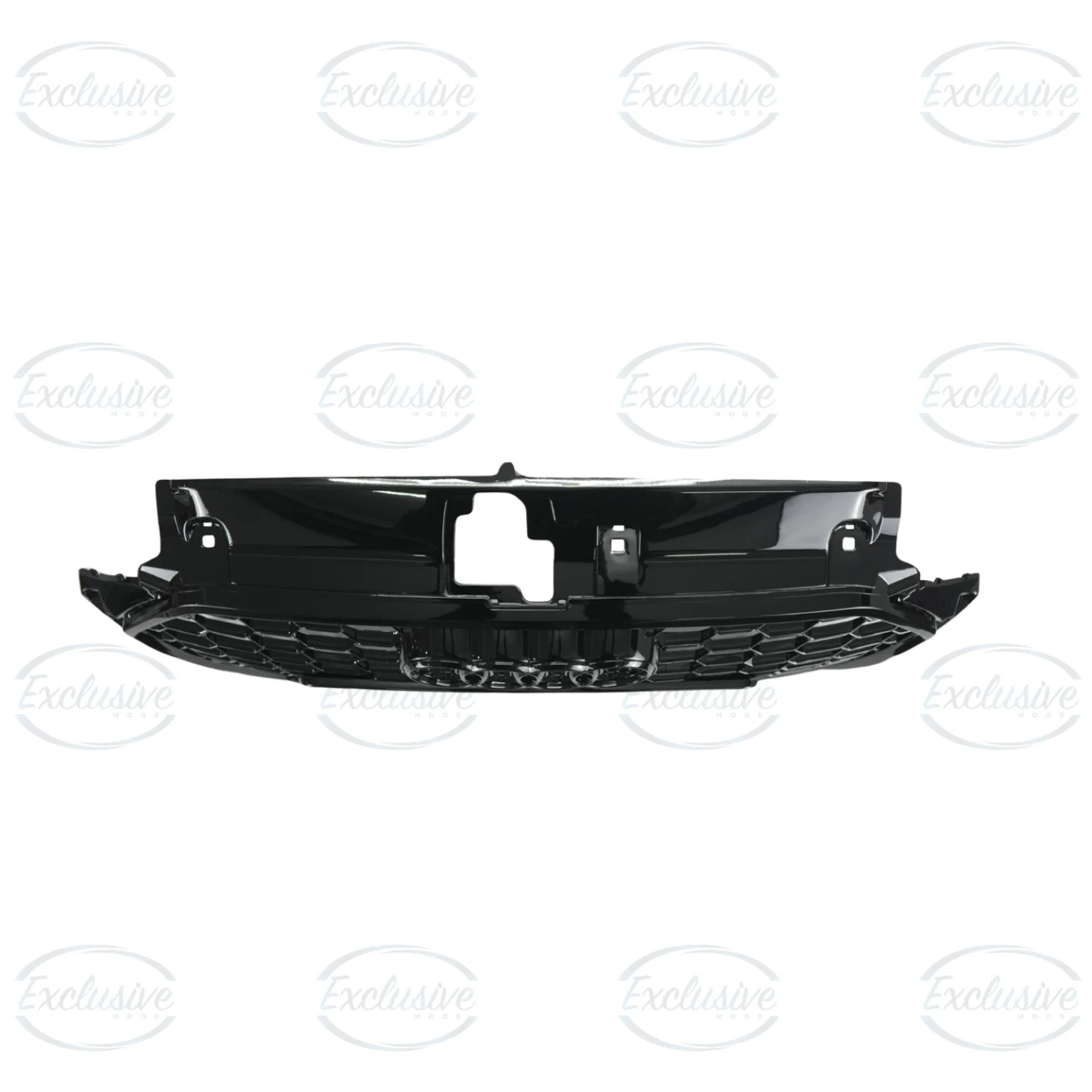 Gloss Black Honeycomb Mesh Grille with ACC Hole - Fits Audi A3/S3 8V Facelift (2016-2020)