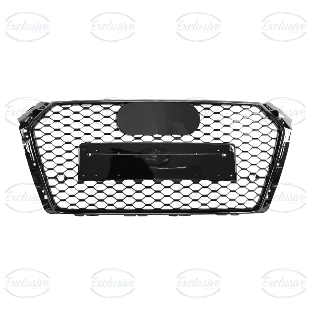 Audi A4/S4 B9 (2016-2019) - Gloss Black Honeycomb RS4 Style Grille