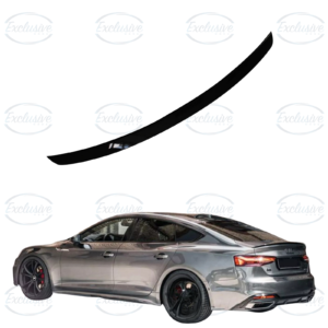 Audi A5 B9 8W F5 Sportback (2017+) ÔÇö Gloss Black Rear Boot Trunk Spoiler Lip