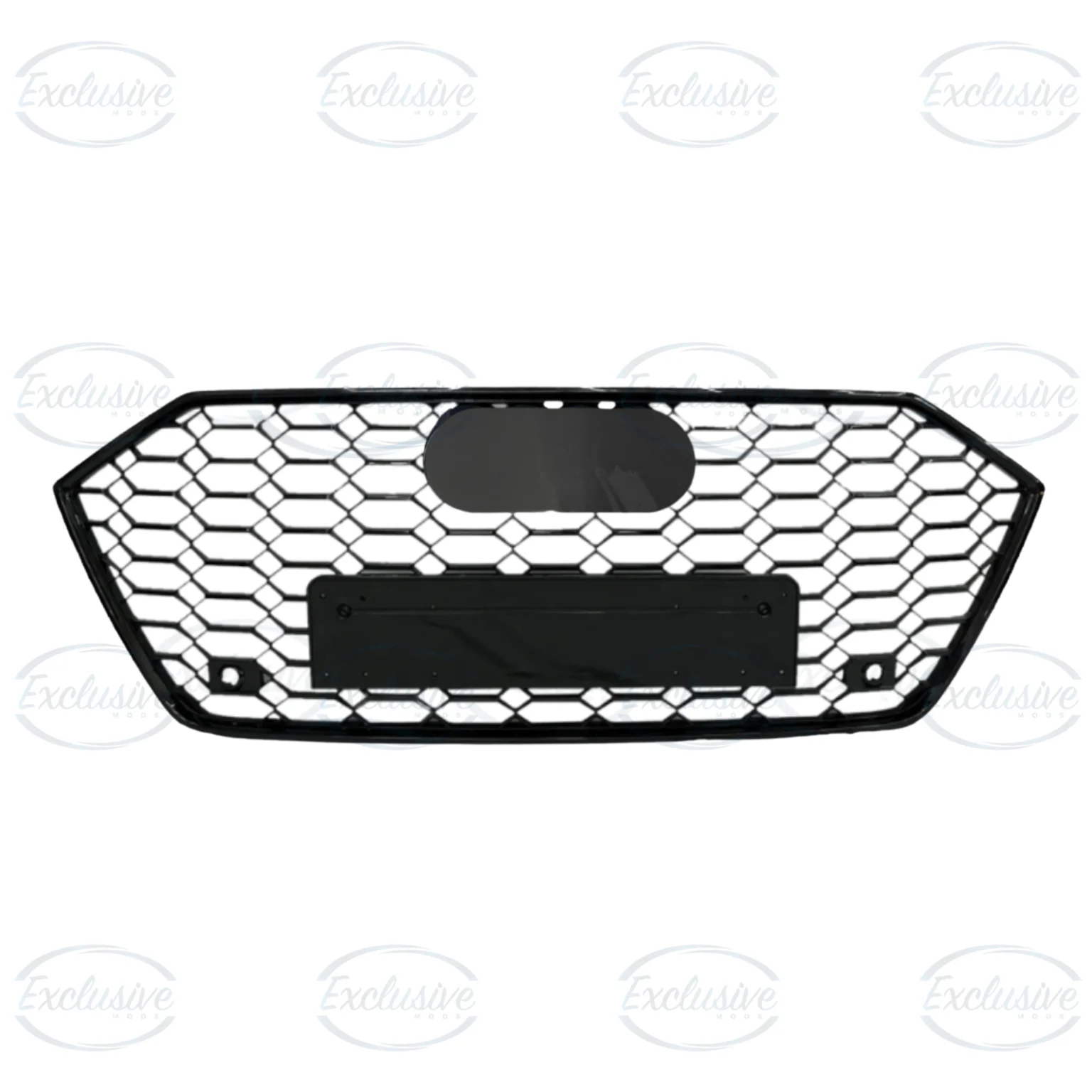 Gloss Black Honeycomb Mesh Grille - Fits Audi A7/S7 C8 (2018-2022)