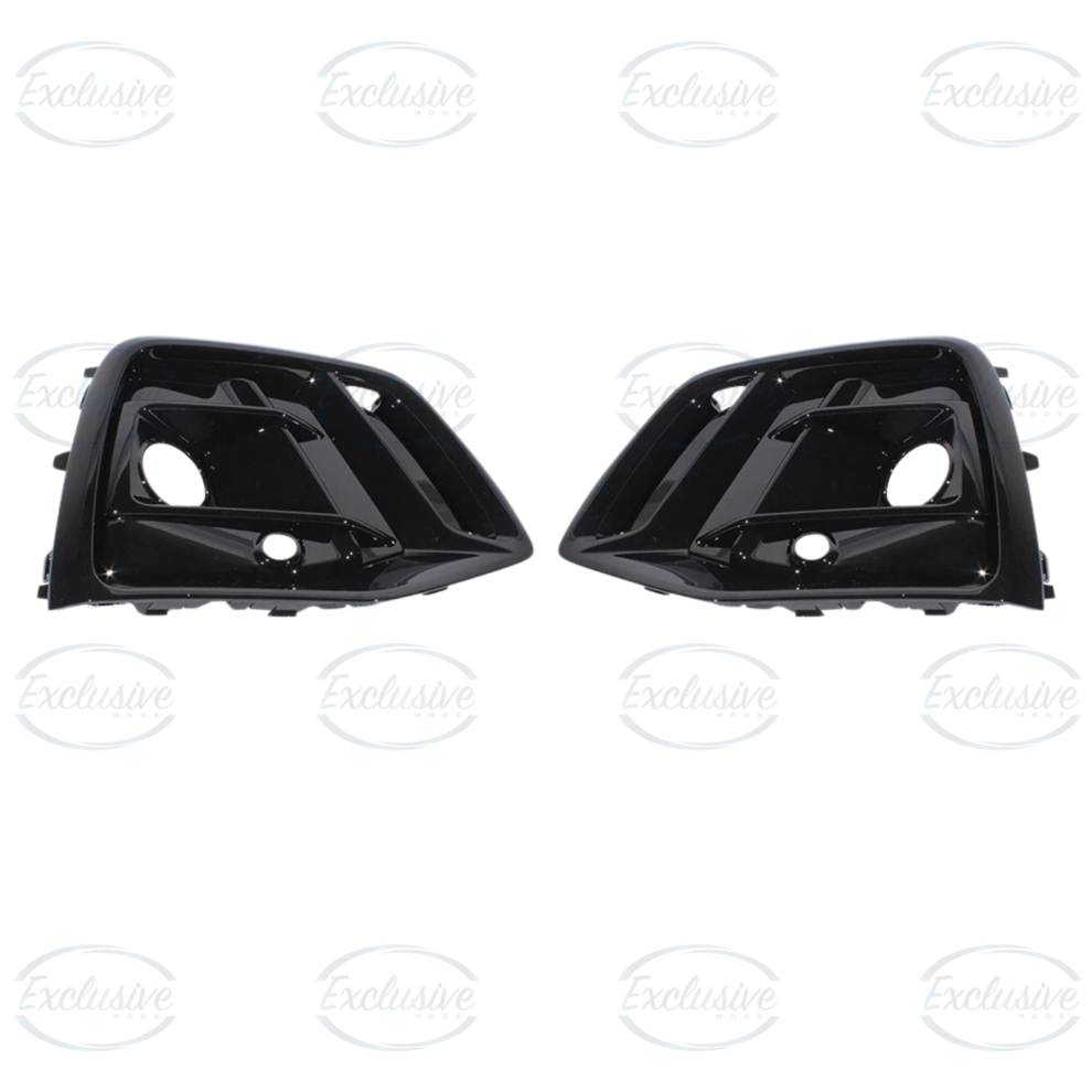 Audi Q5 FY S-Line (2021-2024) - Gloss Black RSQ5 Style Fog Light Cover Pair