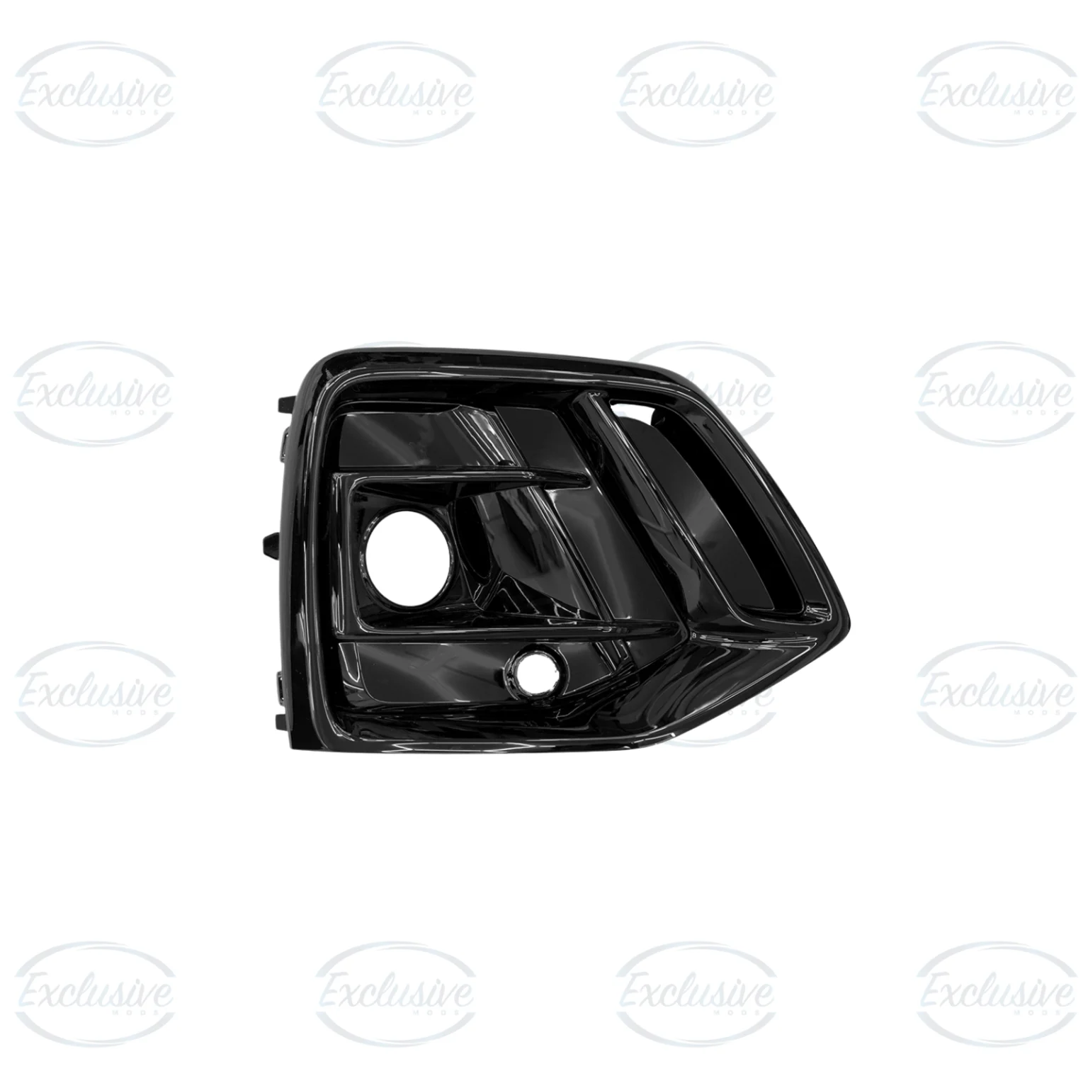 Gloss Black RSQ5 Style Fog Light Covers - Fits Audi Q5 FY Facelift S-Line (2020-2024)