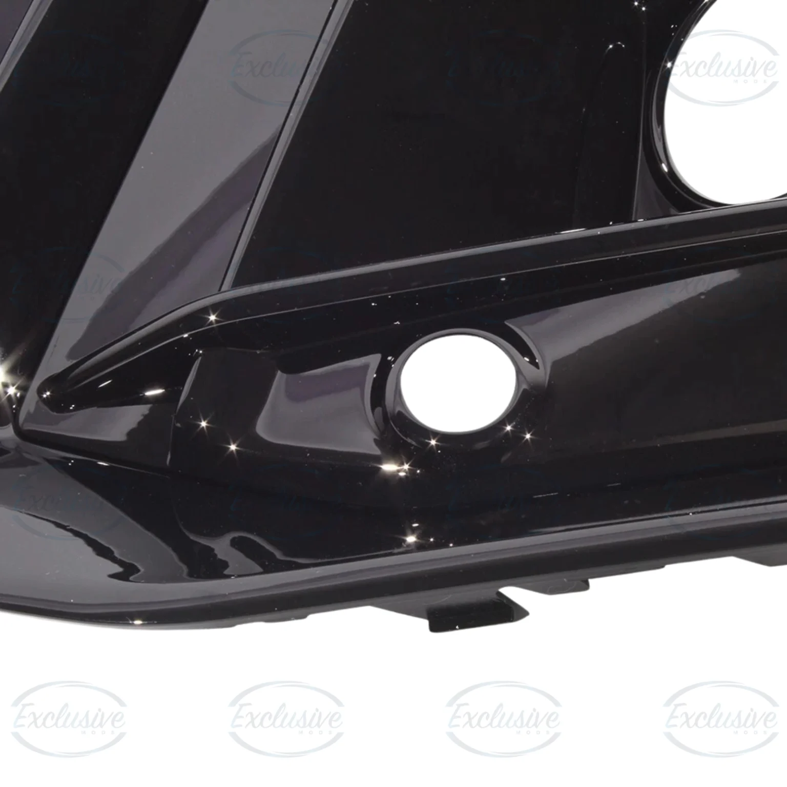Gloss Black RSQ5 Style Fog Light Covers - Fits Audi Q5 FY Facelift S-Line (2020-2024)