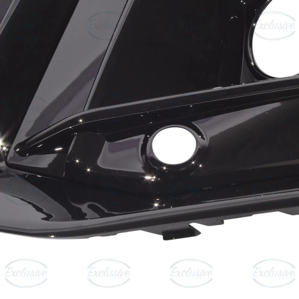 Gloss Black RSQ5 Style Fog Light Covers - Fits Audi Q5 FY Facelift S-Line (2020-2024)
