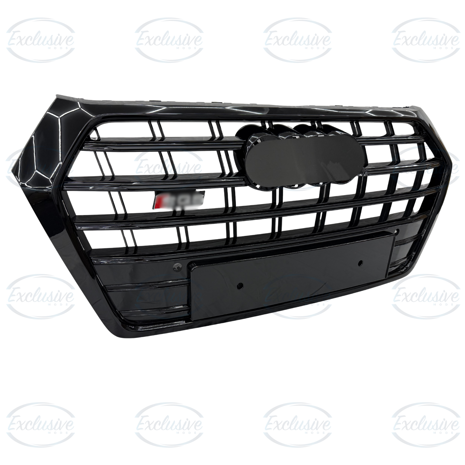 Audi Q5/SQ5 FY S-Line (2017-2020) ÔÇö Gloss Black Original Style Grille & Fog Light - Image 3
