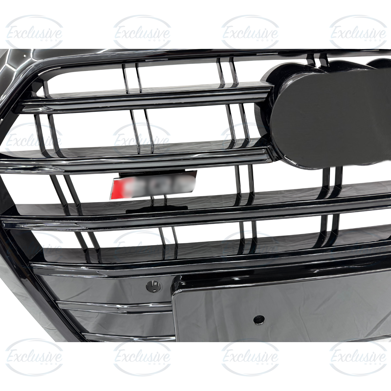 Audi Q5/SQ5 FY S-Line (2017-2020) ÔÇö Gloss Black Original Style Grille & Fog Light - Image 2