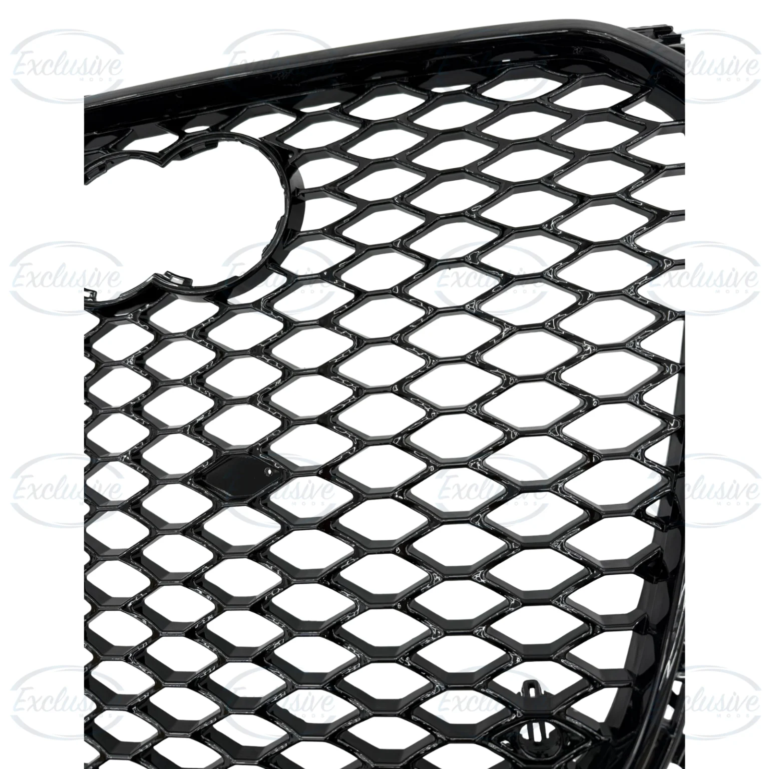 Gloss Black Honeycomb Mesh Grille - Fits Audi A1/S1 8X (2010-2015)