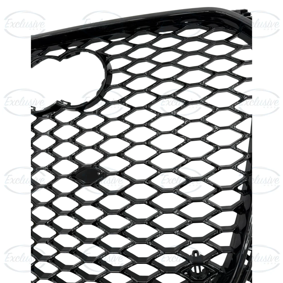 Gloss Black Honeycomb Mesh Grille - Fits Audi A1/S1 8X (2010-2015)