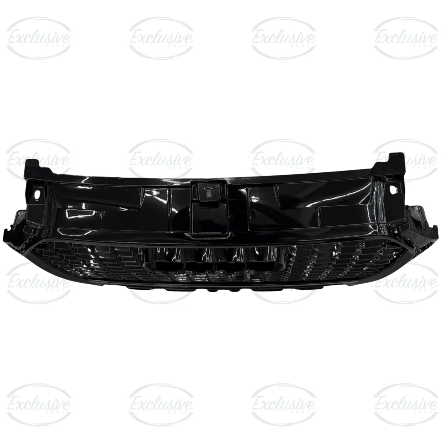 Gloss Black Honeycomb Mesh Grille (No-Slit Design) - Fits Audi A1/S1 8X Facelift (2015-2018)
