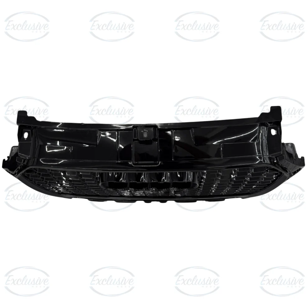 Gloss Black Honeycomb Mesh Grille (No-Slit Design) - Fits Audi A1/S1 8X Facelift (2015-2018)