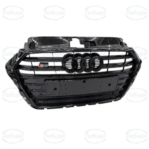 Audi A3 and S3 8V gloss black original-style mesh grille