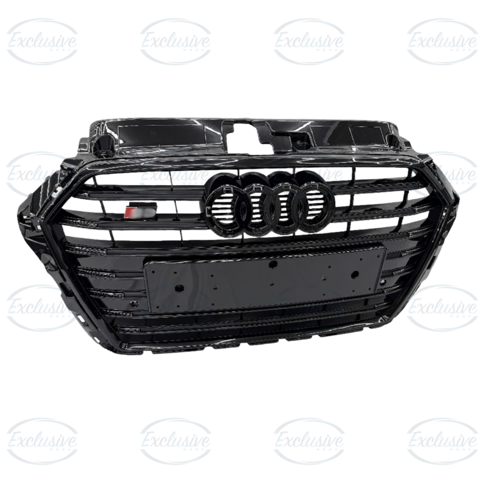 Audi A3 and S3 8V gloss black original-style mesh grille