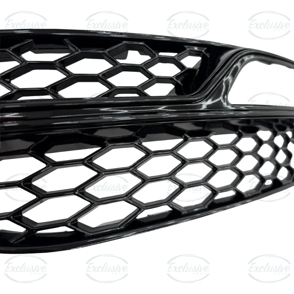Gloss Black Honeycomb Fog Light Covers - Fits Audi A3/S3 8V S-Line (2013-2016)