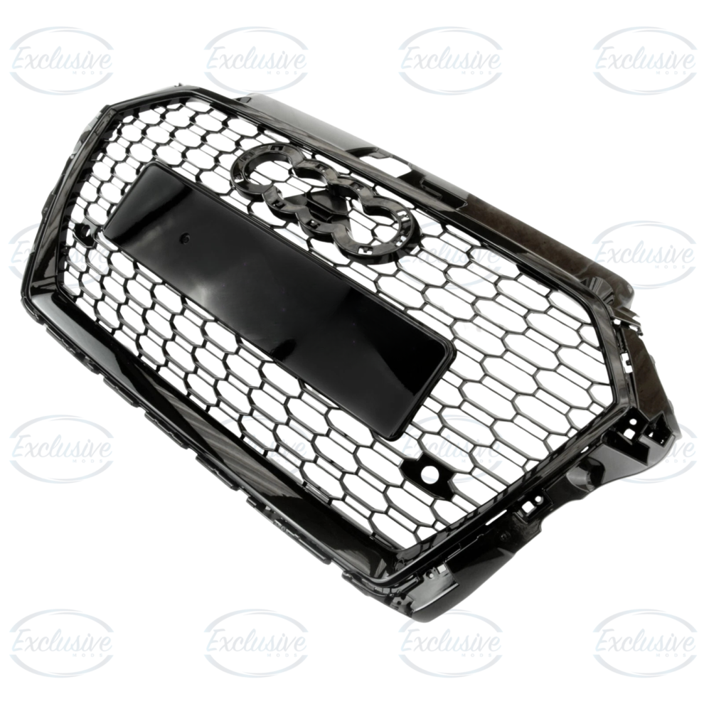 Audi A3 and S3 8V gloss black honeycomb mesh grille