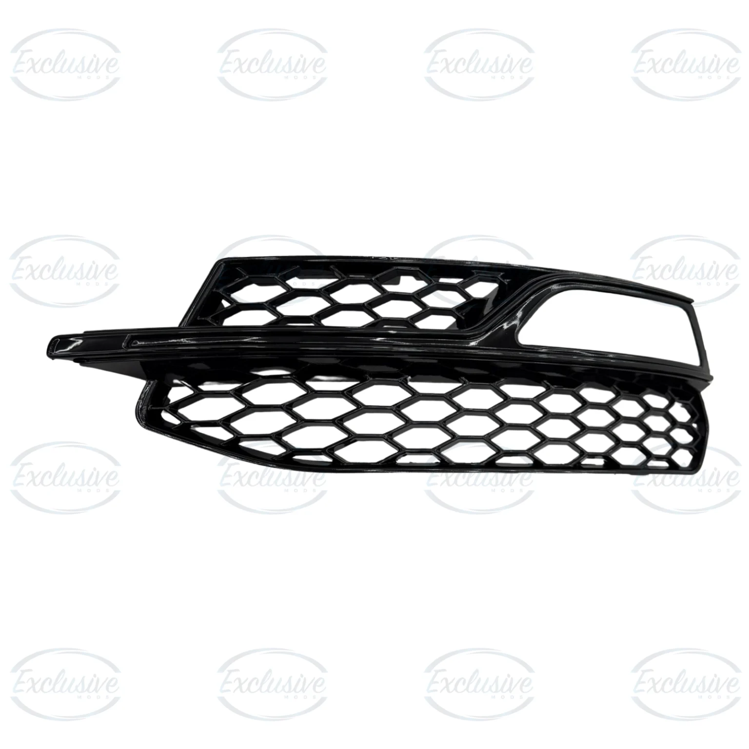 Gloss Black Honeycomb Fog Light Covers - Fits Audi A3/S3 8V S-Line (2013-2016)