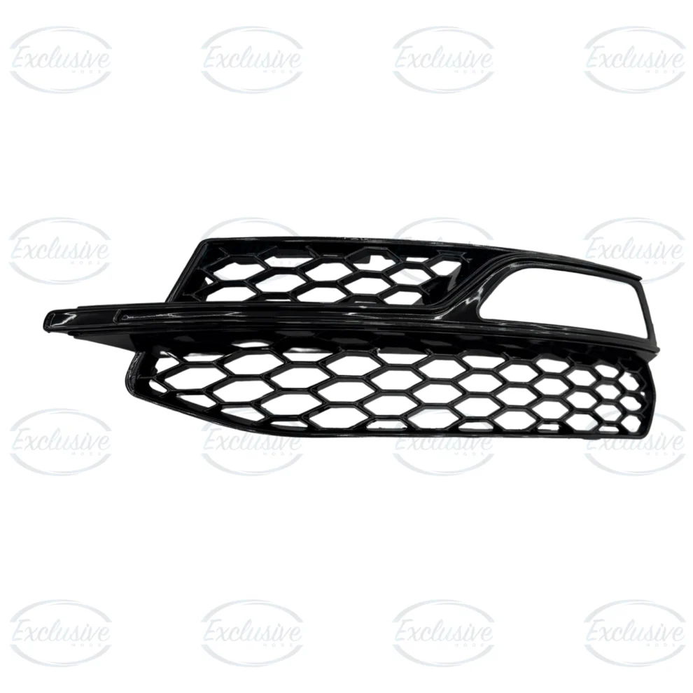 Gloss Black Honeycomb Fog Light Covers - Fits Audi A3/S3 8V S-Line (2013-2016)