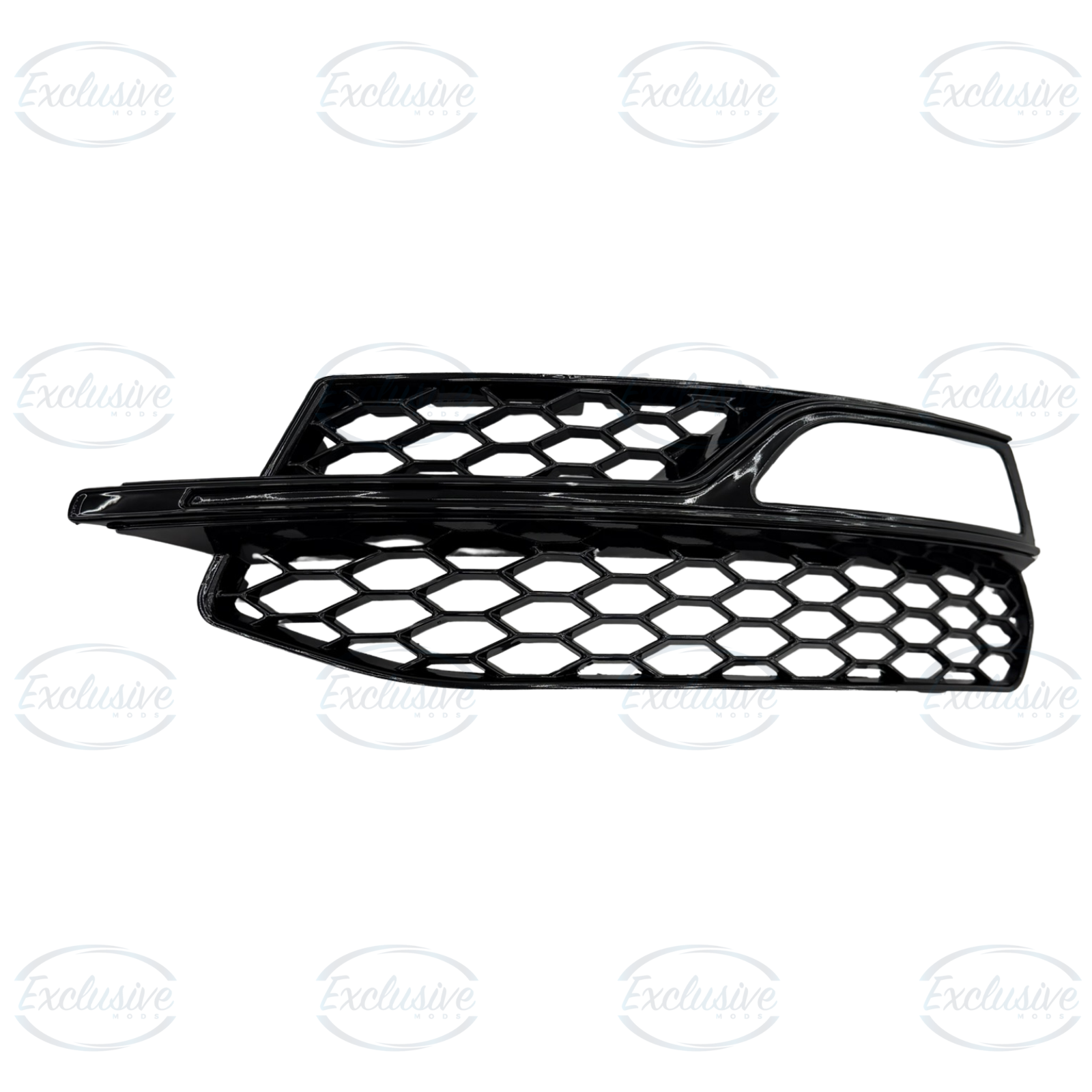 Audi A3/S3 8V S-Line (2013-2016) ÔÇö Gloss Black Honeycomb Fog Light Cover Pair - Image 4