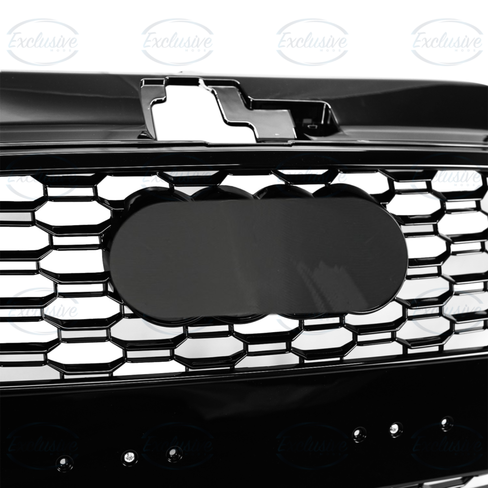 Audi A3 8V S-Line (2016-2020) - Gloss Black Honeycomb Style Grille & Fog Lights