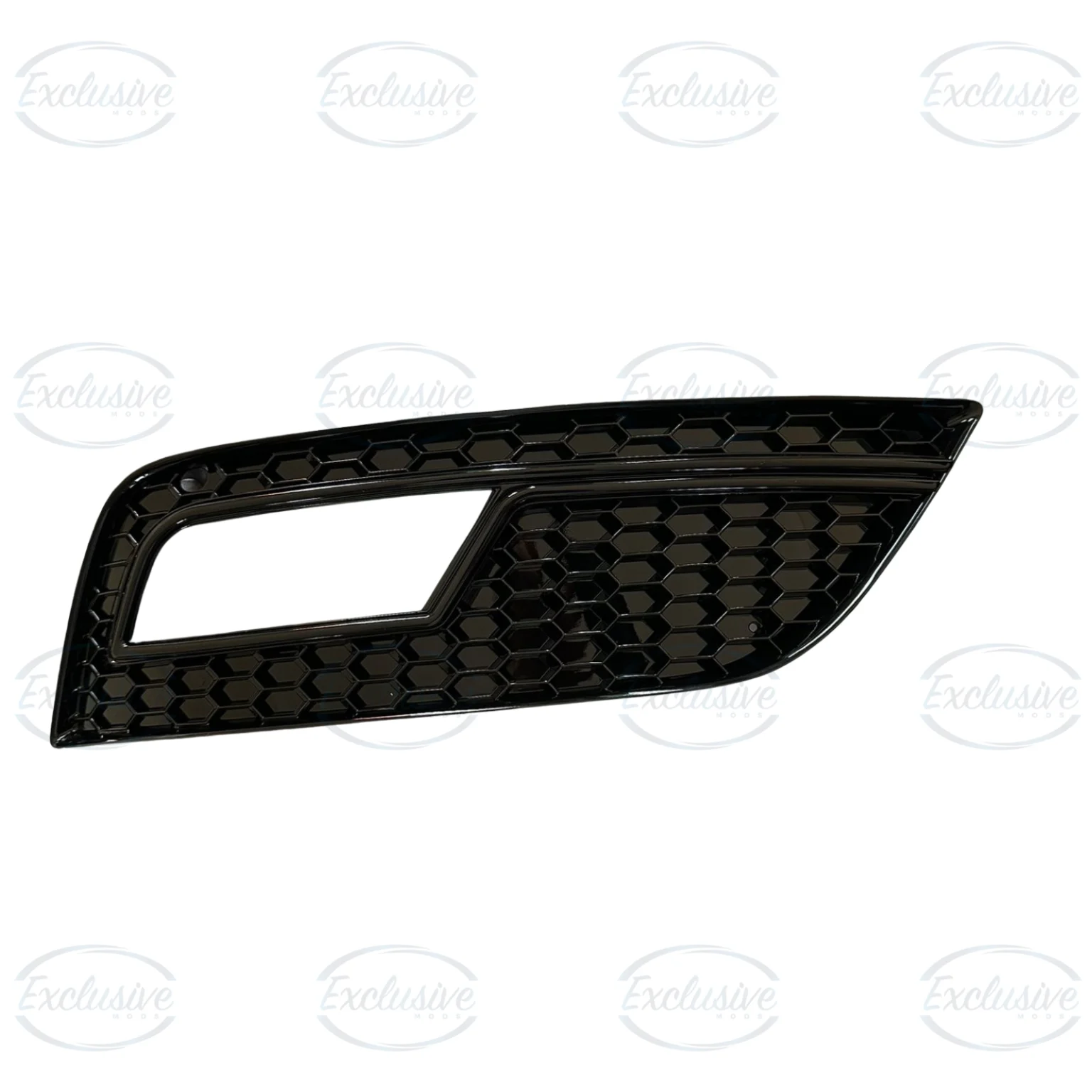 Gloss Black RS4 Style Fog Light Covers - Fits Audi A4 B8.5 Facelift Standard (2012-2015)