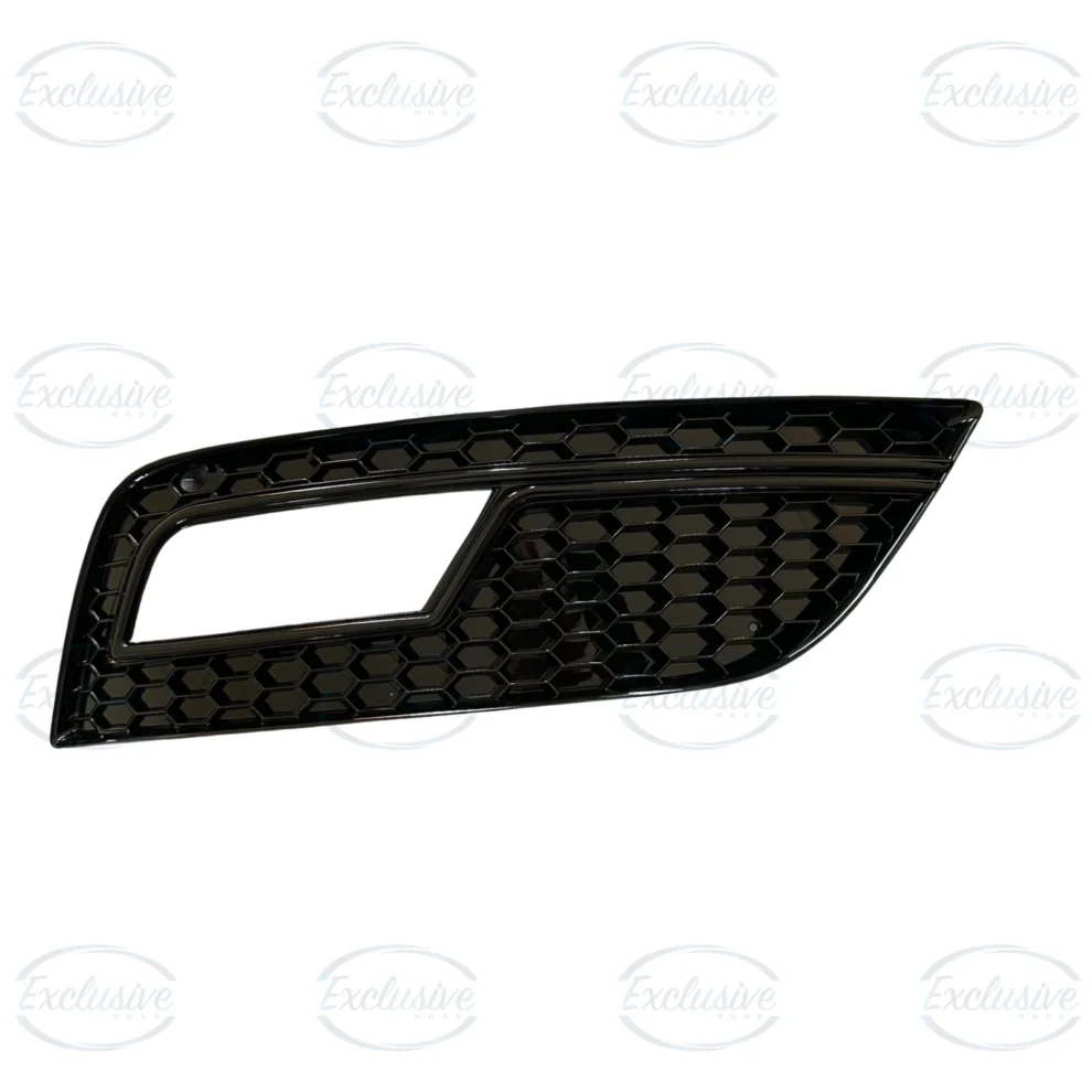 Gloss Black RS4 Style Fog Light Covers - Fits Audi A4 B8.5 Facelift Standard (2012-2015)