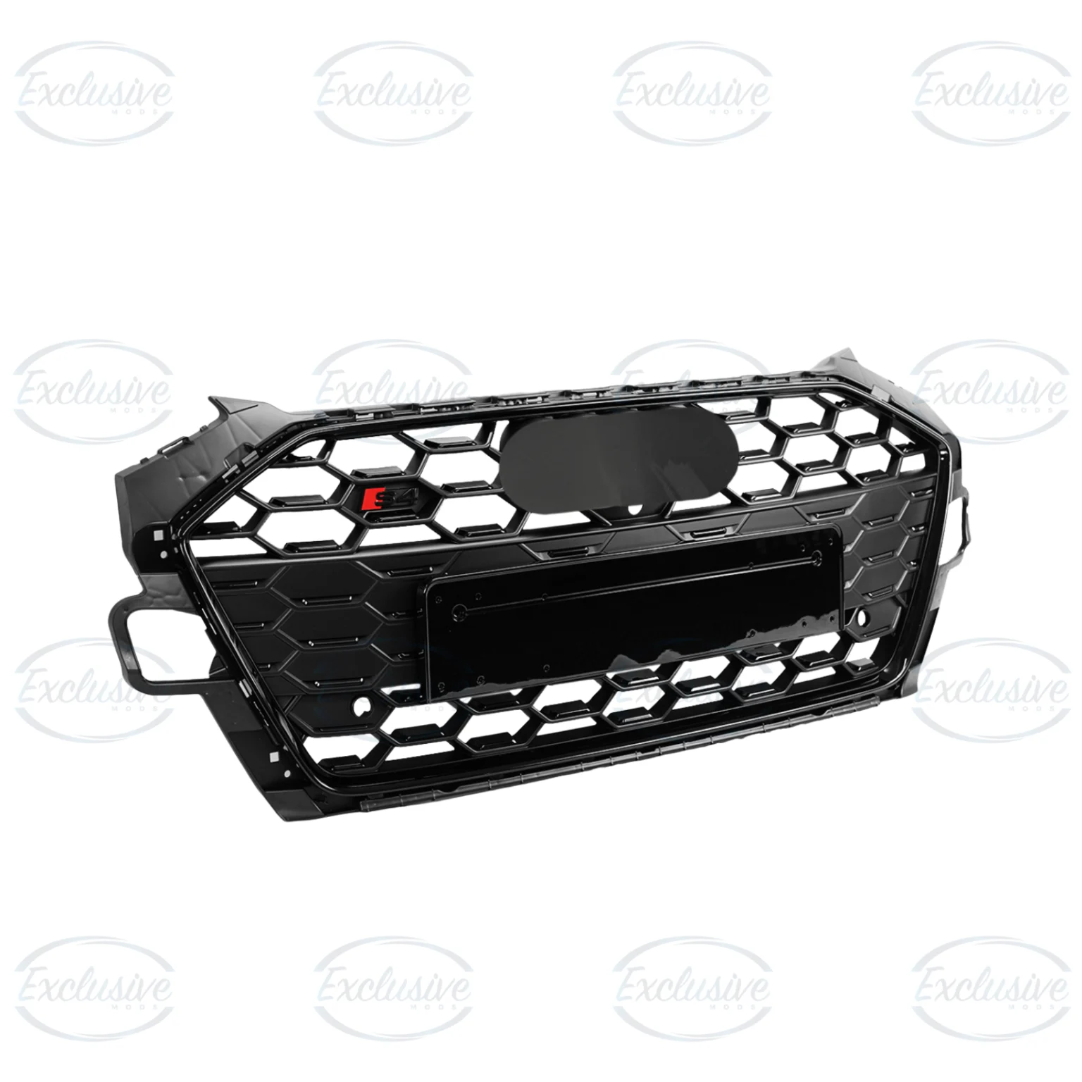 Audi A4 and S4 B9 gloss black original-style mesh grille