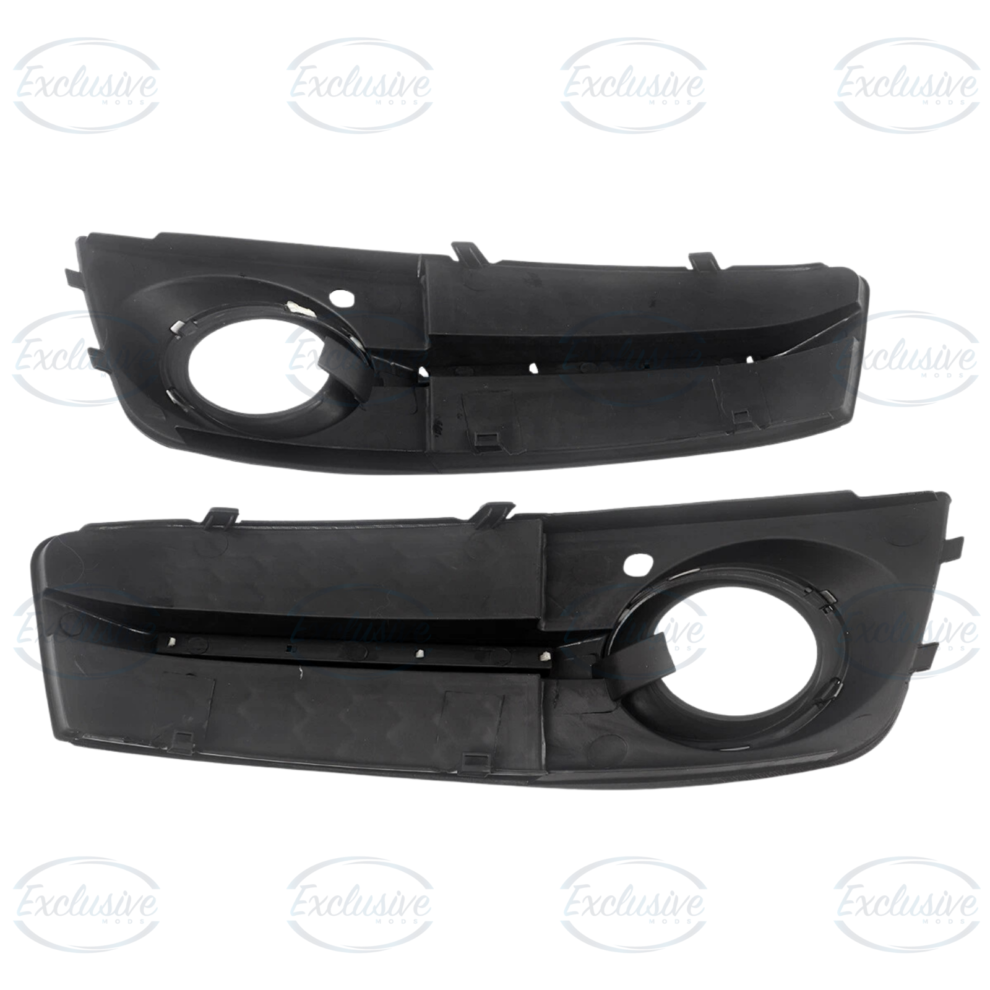 Audi A4 B8 (2009-2012) - Gloss Black Honeycomb Fog Light Cover Grille Pair