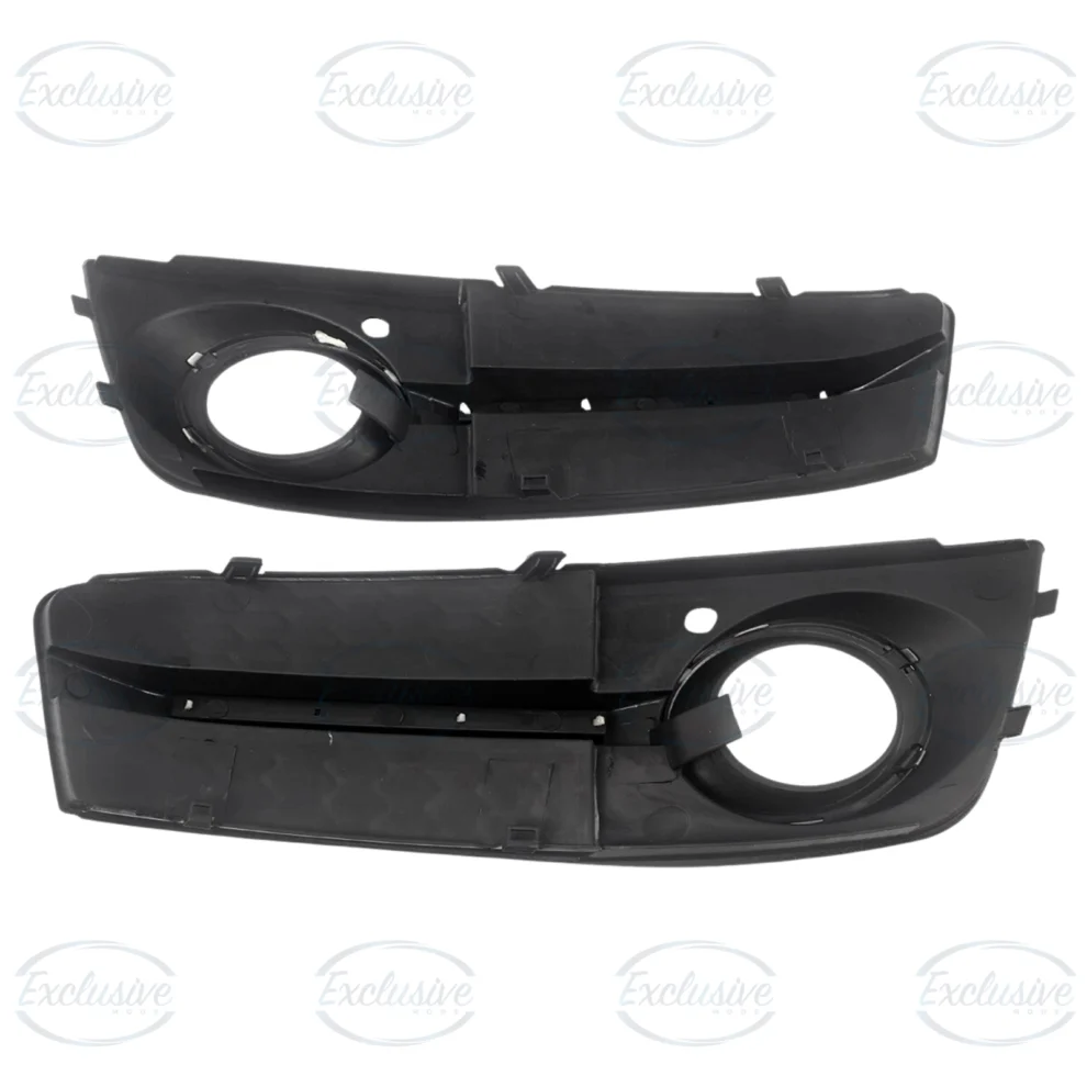 Gloss Black Honeycomb Fog Light Covers - Fits Audi A4 B8 Standard (2009-2012)