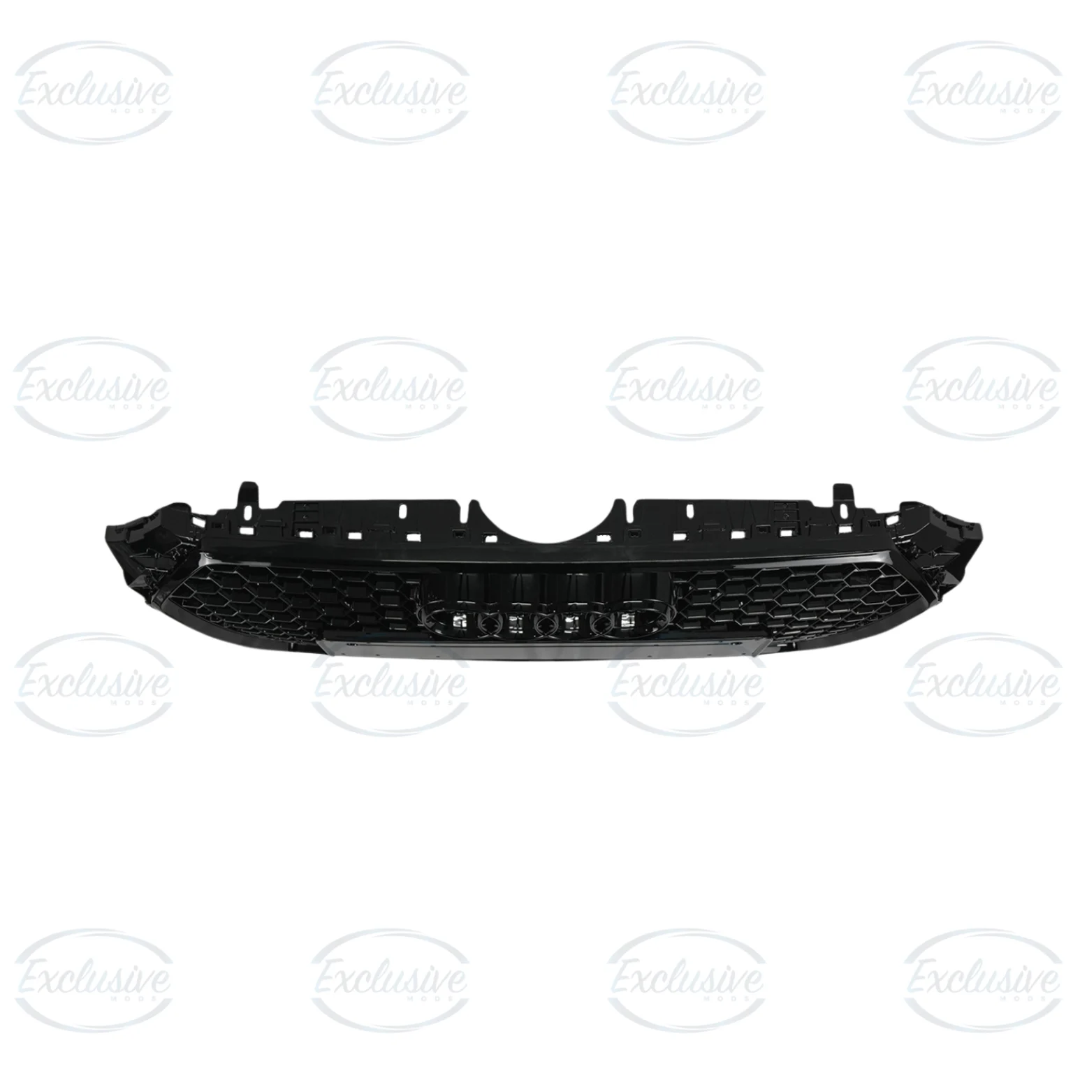 Gloss Black Honeycomb Mesh Grille - Fits Audi A4/S4 B9 (2016-2019)