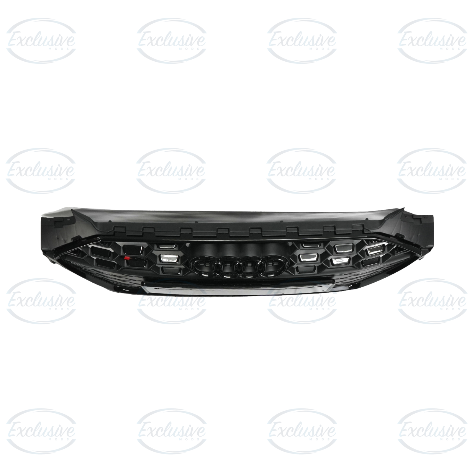Audi A4/S4 B9 (2020-2024) ÔÇö Gloss Black Original Style Mesh Grille - Image 4