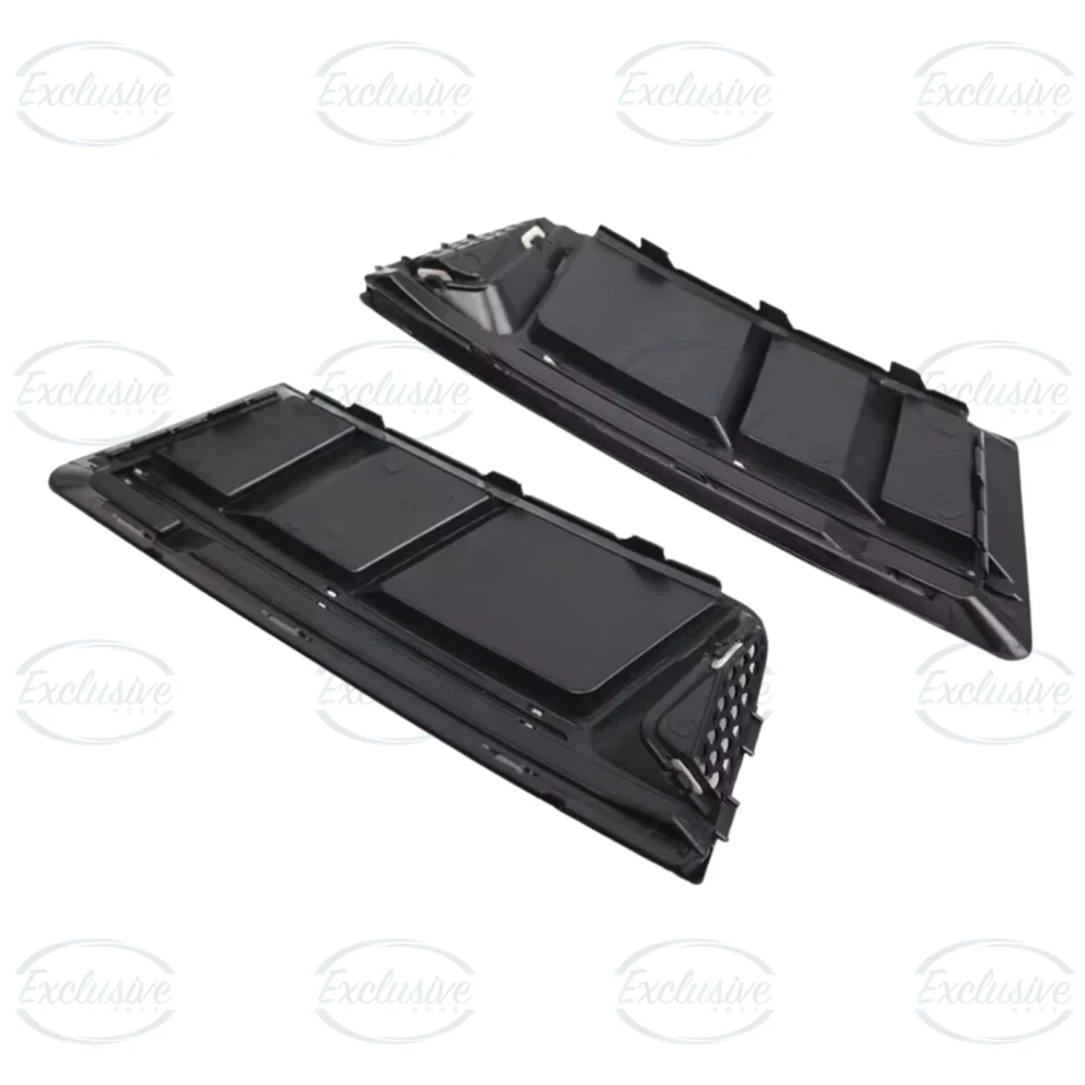 Gloss Black RS4 Style Fog Light Covers - Fits Audi A4/S4 B9 Standard (2017-2019)