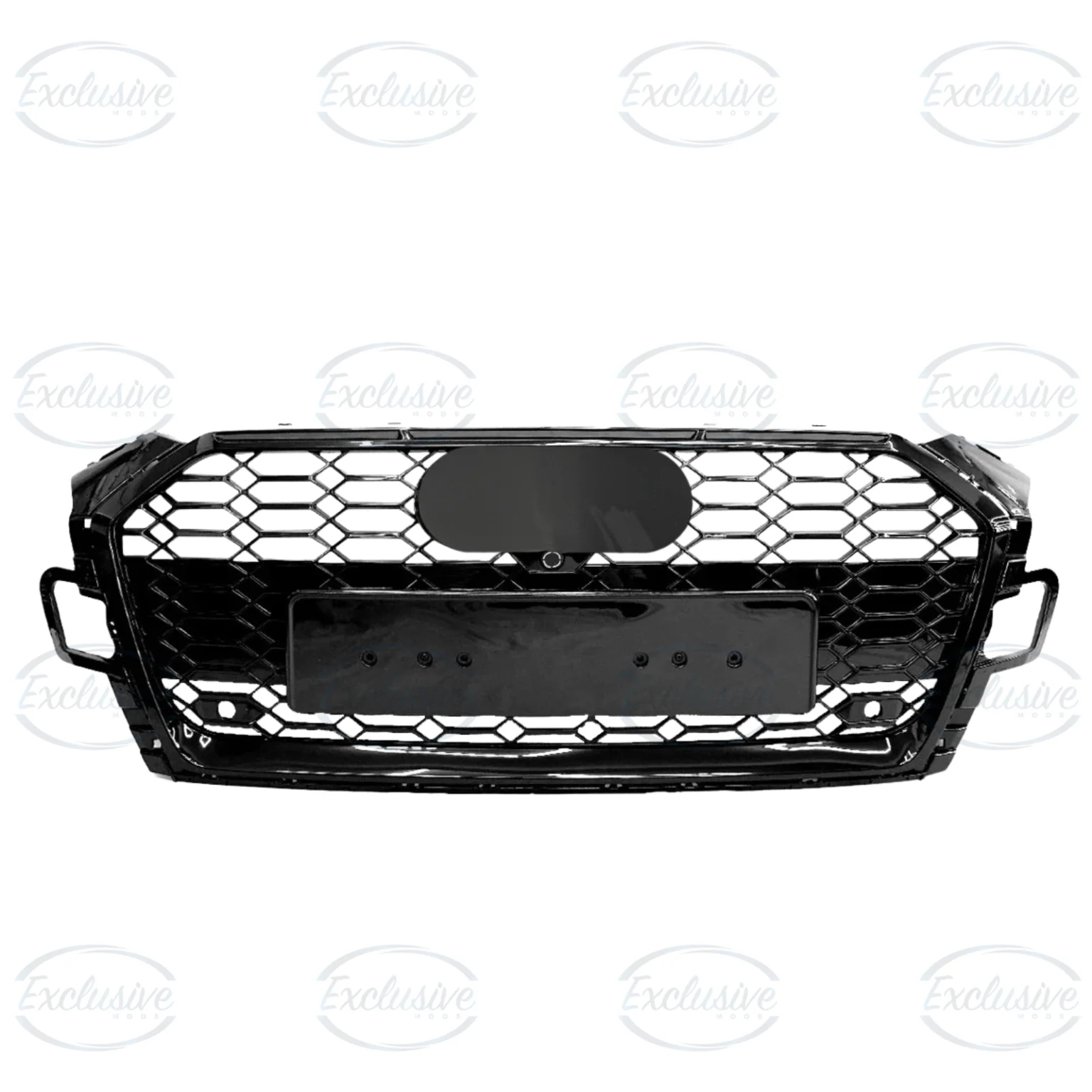 Gloss Black Honeycomb Mesh Grille - Fits Audi A5/S5 B9.5 Facelift (2019-2023)
