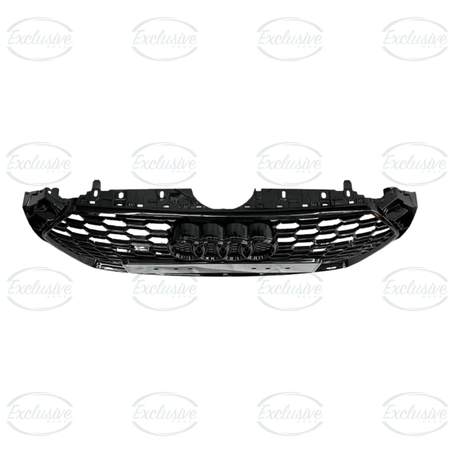 Gloss Black Honeycomb Mesh Grille - Fits Audi A5/S5 B9 (2016-2019)