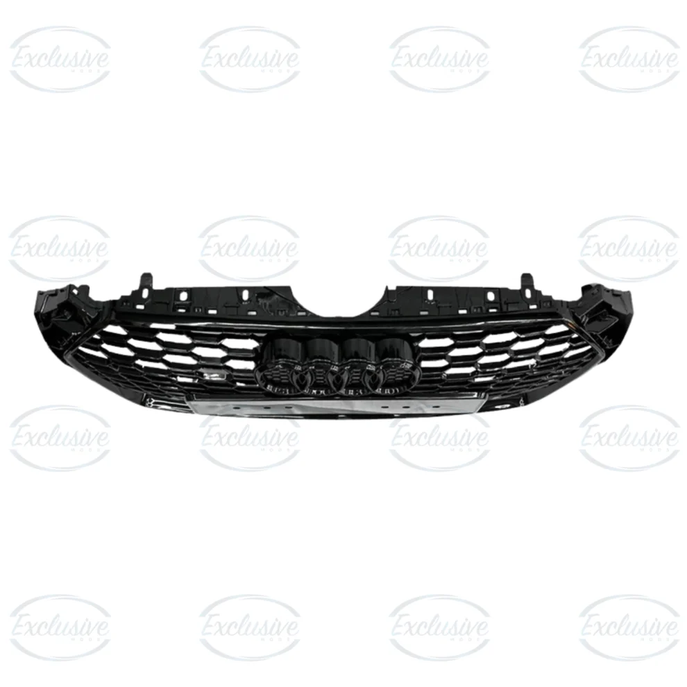 Gloss Black Honeycomb Mesh Grille - Fits Audi A5/S5 B9 (2016-2019)