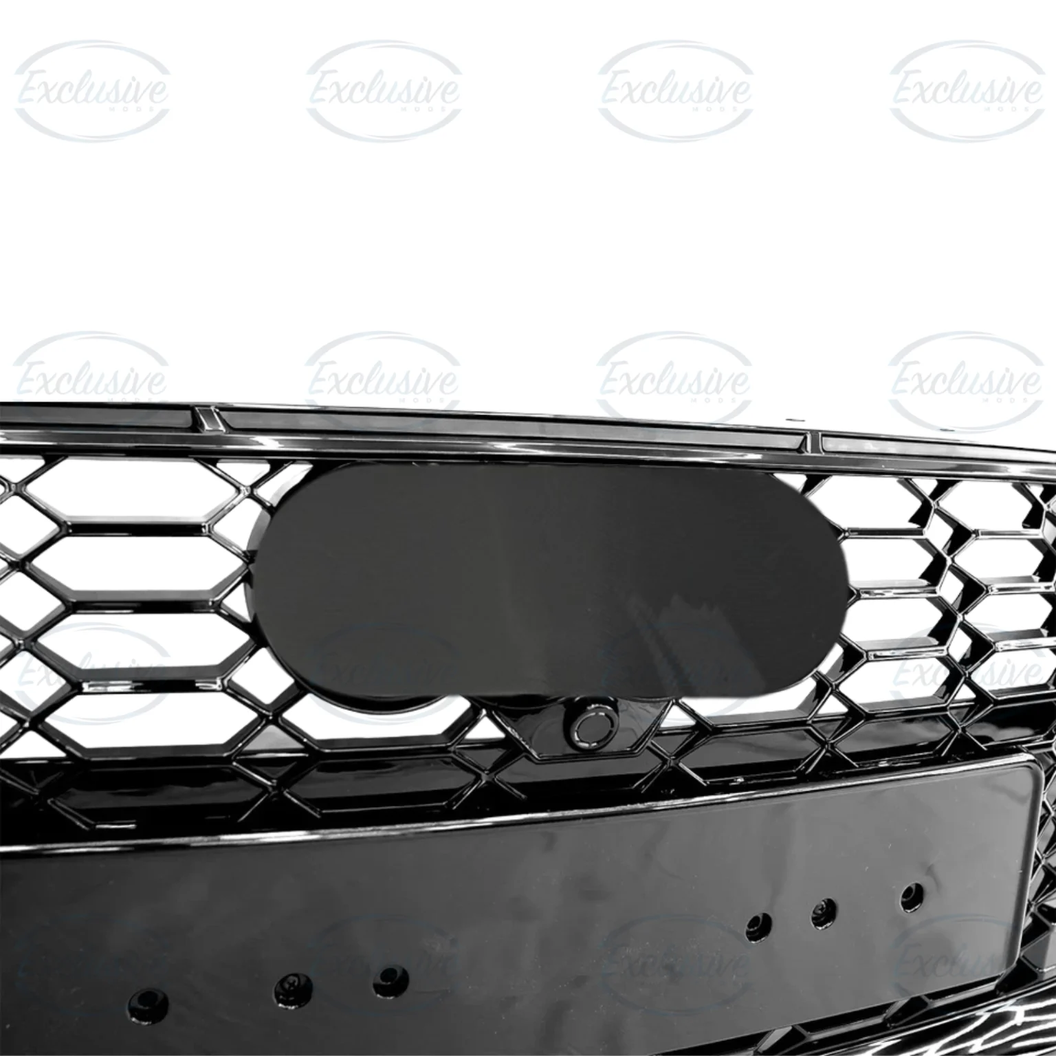 Gloss Black Honeycomb Mesh Grille - Fits Audi A5/S5 B9.5 Facelift (2019-2023)