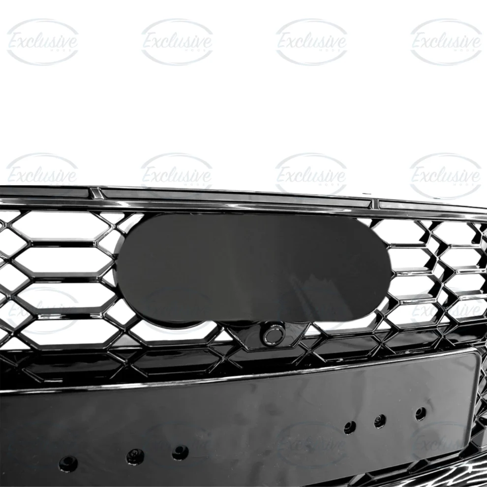 Gloss Black Honeycomb Mesh Grille - Fits Audi A5/S5 B9.5 Facelift (2019-2023)