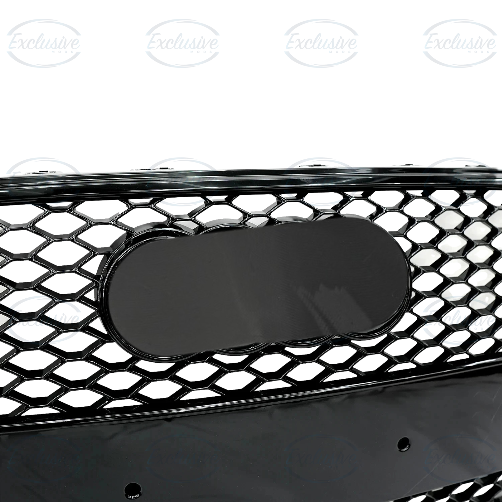 Audi A5/S5 B8 8T (2012-2016) ÔÇö Gloss Black Honeycomb Mesh Grille - Image 3