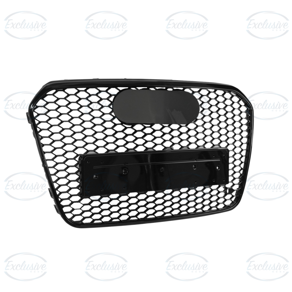 Audi A6 and S6 C7 gloss black honeycomb mesh grille