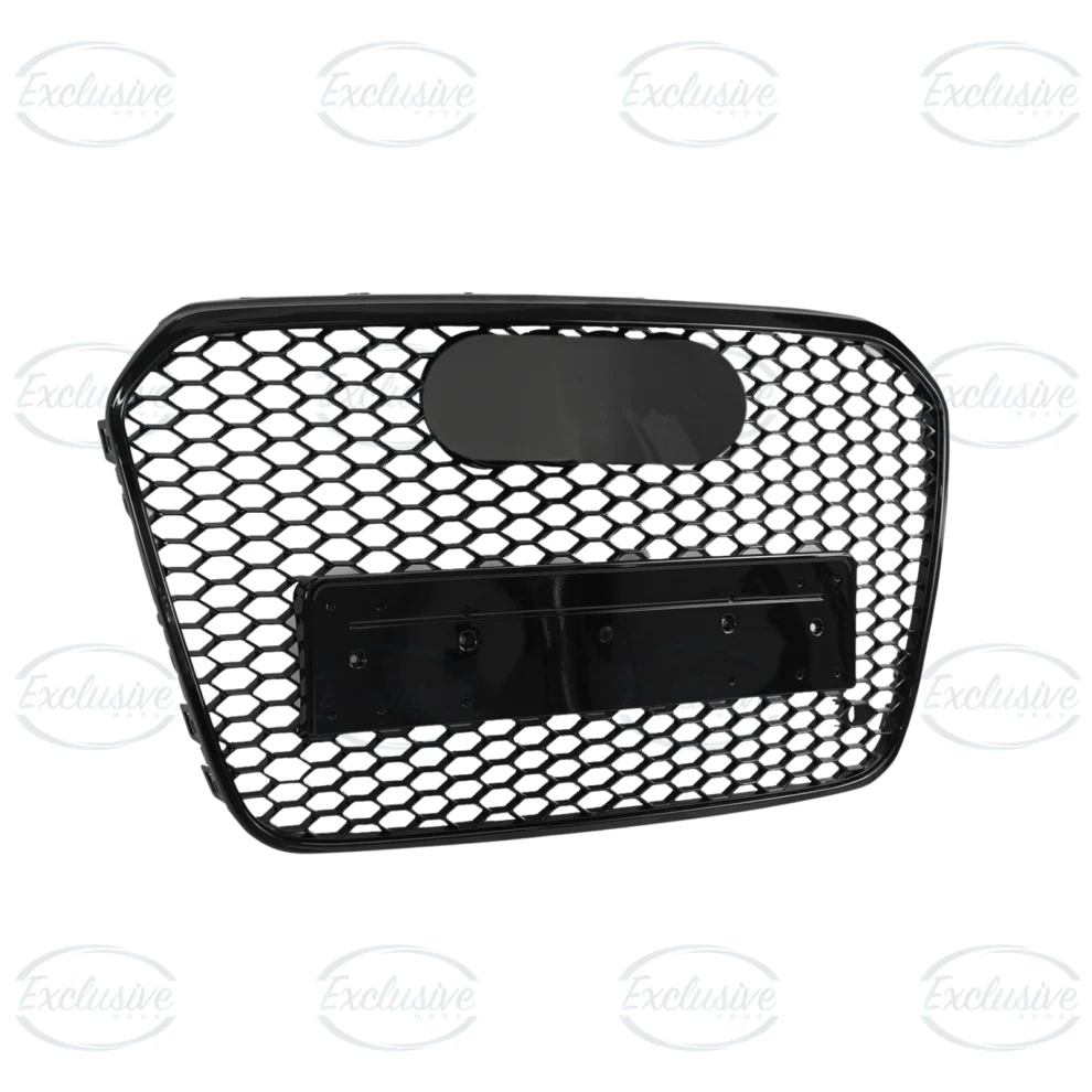 Audi A6 and S6 C7 gloss black honeycomb mesh grille