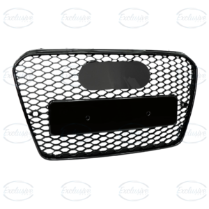 Audi A6/S6 C7.5 (2016-2018) ÔÇö Gloss Black Honeycomb Mesh Grille