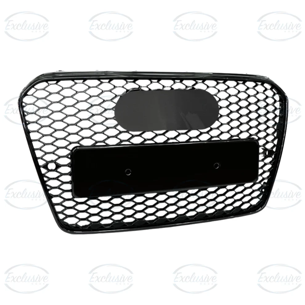 Audi A6 and S6 C7.5 gloss black honeycomb mesh grille
