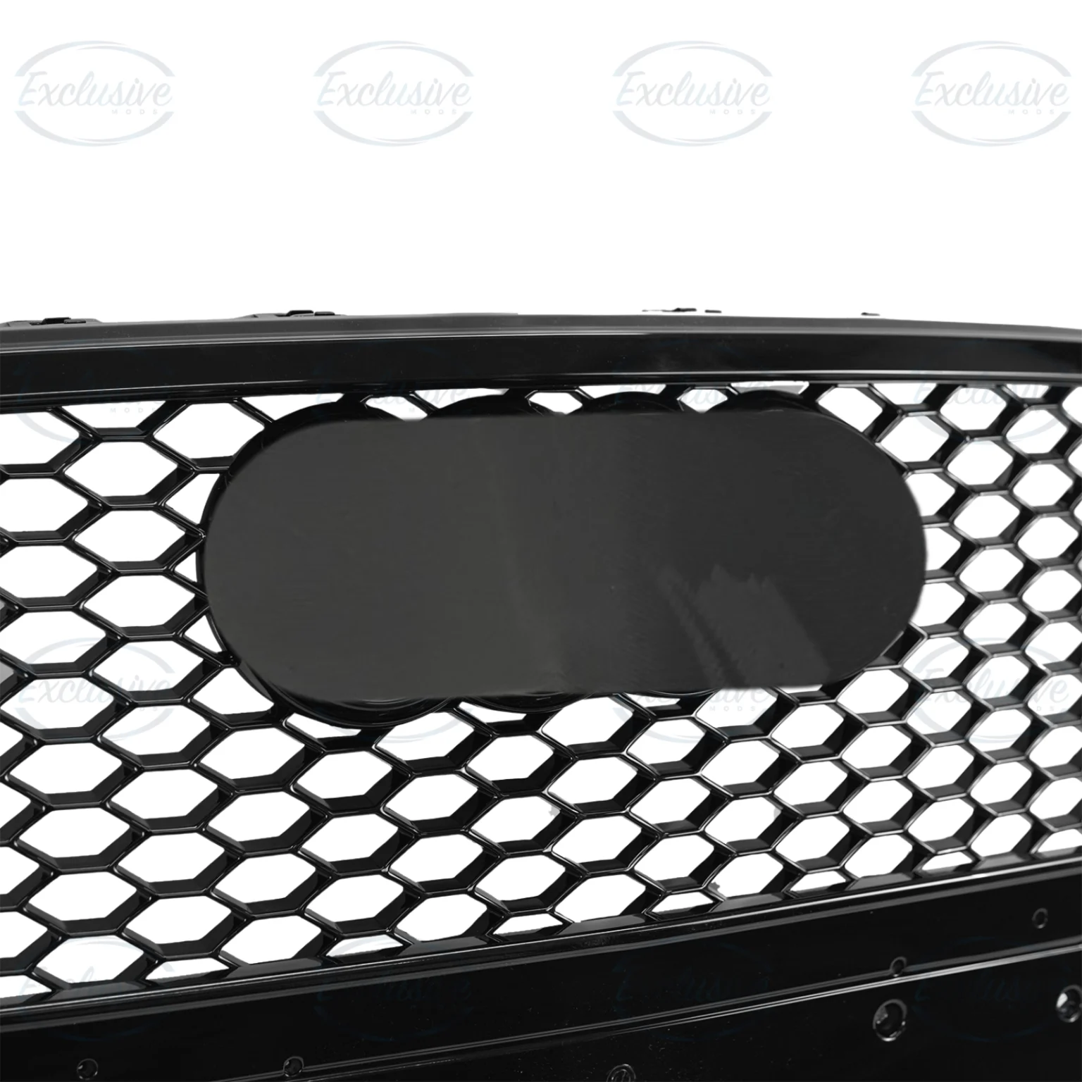 Gloss Black Honeycomb Mesh Grille - Fits Audi A6/S6 C7 (2011-2015)
