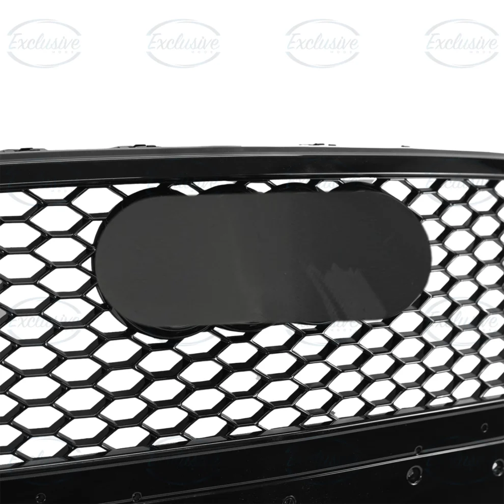 Gloss Black Honeycomb Mesh Grille - Fits Audi A6/S6 C7 (2011-2015)