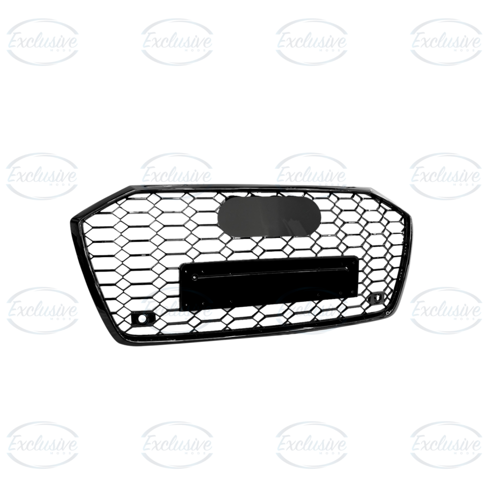 Audi A6 and S6 C8 gloss black honeycomb mesh grille