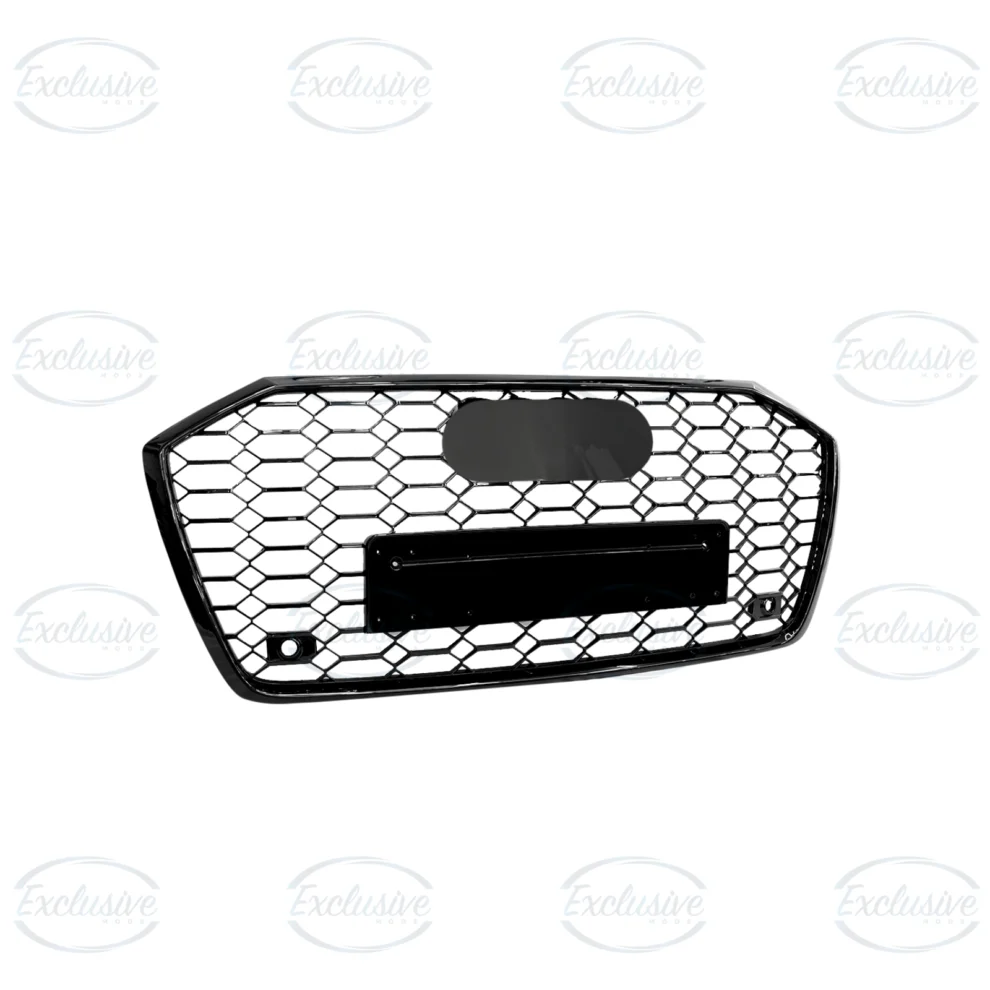 Audi A6 and S6 C8 gloss black honeycomb mesh grille